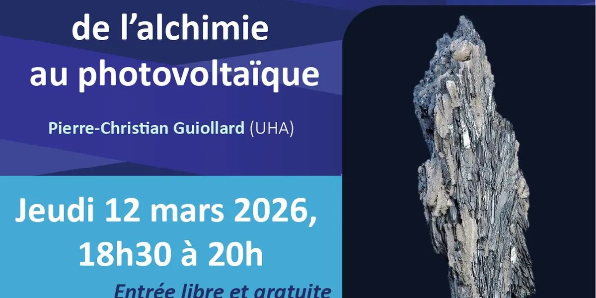 Conférence Science et Société sur l'antimoine et l'alchimie