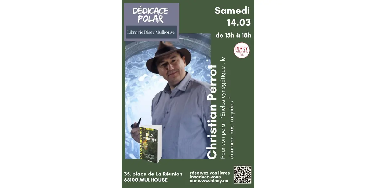 Dédicace polar avec Christian Perrot - Enclos cynégétique 