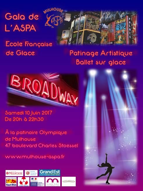 Broadway, gala de patinage artistique