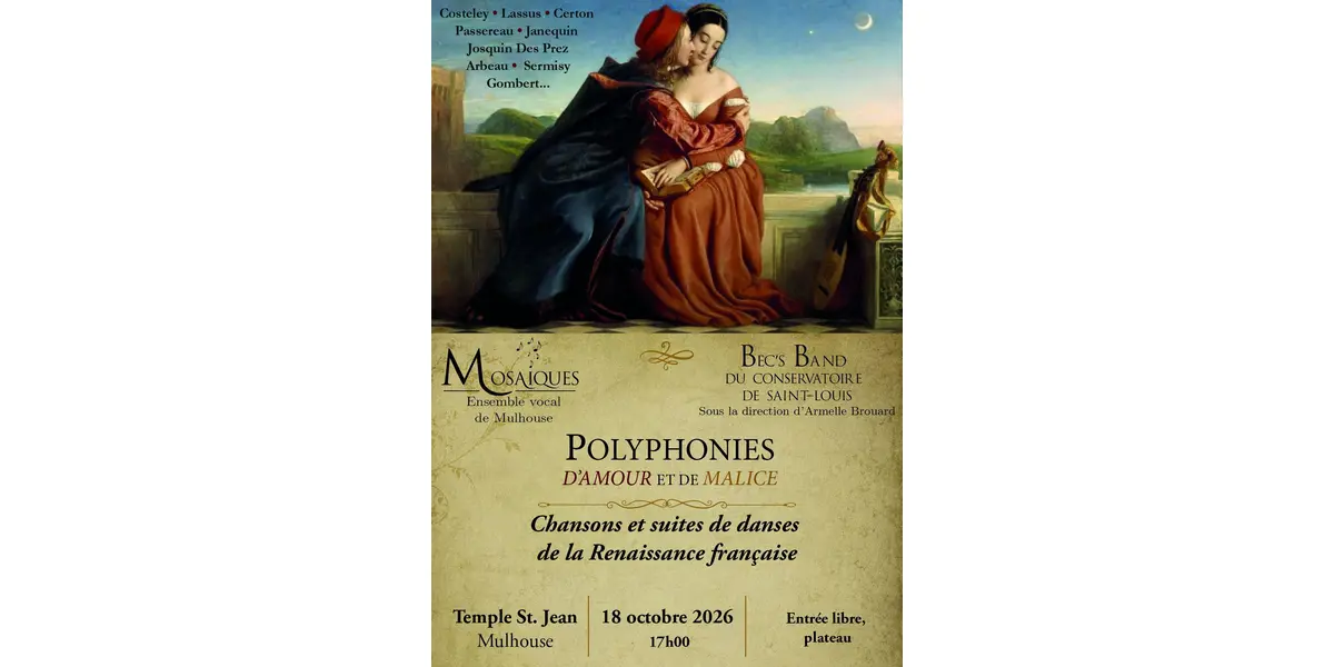 D'Amour et de Malice, chansons et suites de danses de la Renaissance française