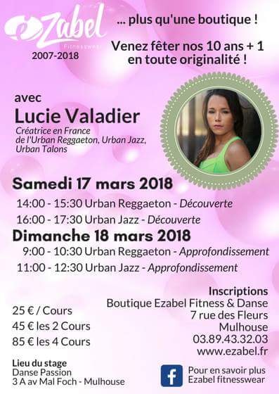Stage danse Urban Jazz et Urban Reggaeton