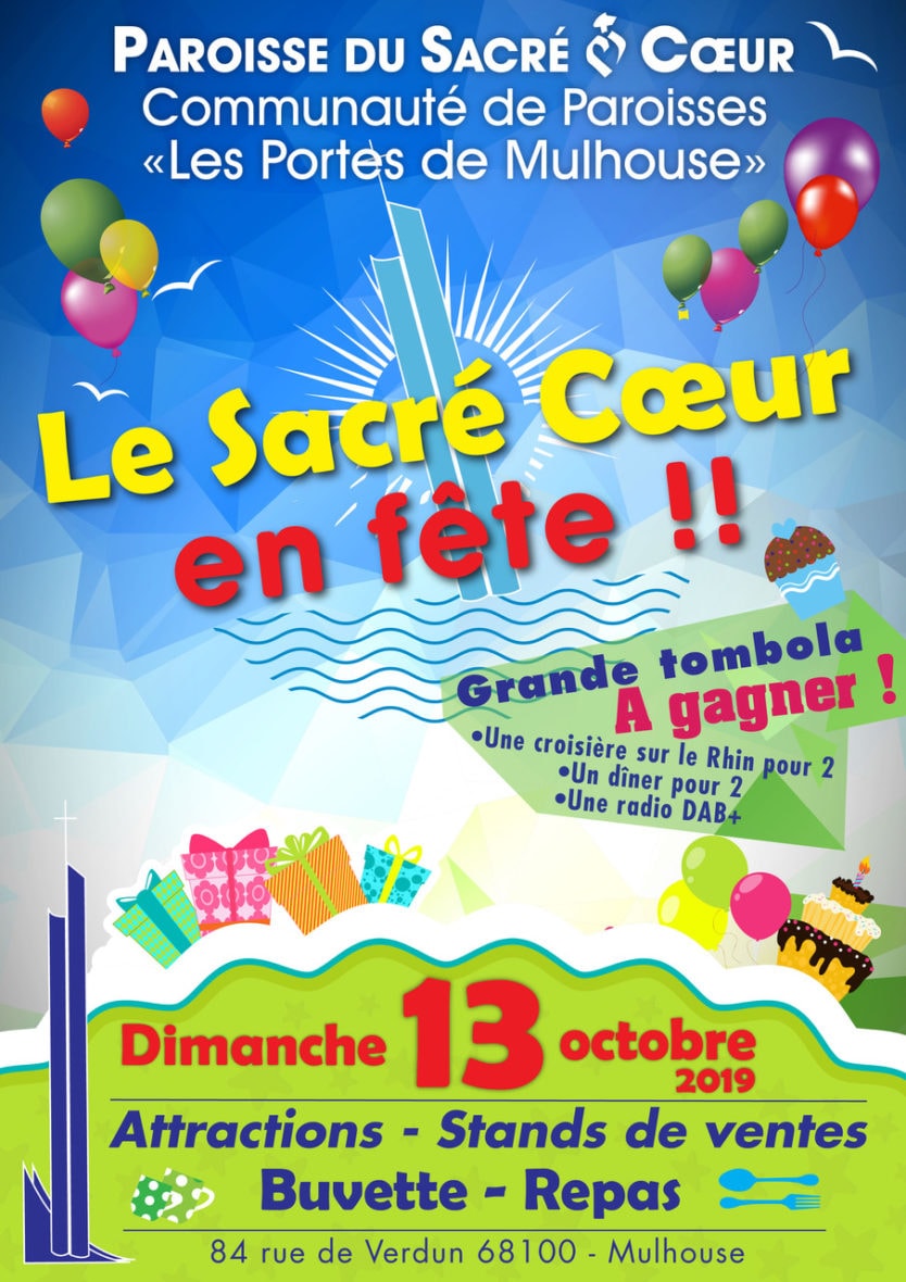 Le sacré Coeur en fête