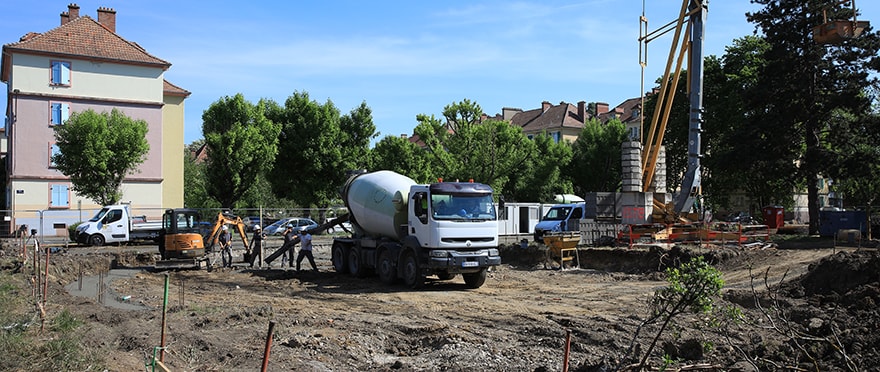Au Drouot, le chantier du Pôle médical a redémarré.