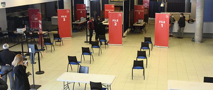 Le centre mulhousien comprendra trois files d'attente.