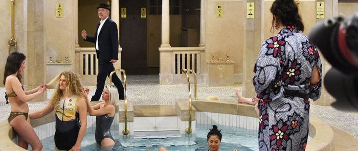 Le tournage mulhousien s'est déroulé, début mars, à la piscine Curie et à Motoco.
