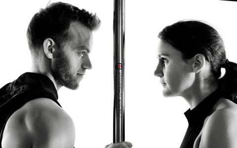 Le duo Priscille Duflot et Vincent Grobelny, 2e aux championnats d'Europe.