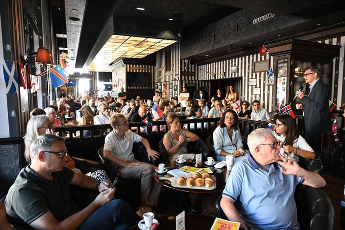 L'Atelier du commerce, en présence de Fréderic Marquet, a fait le plein, jeudi 2 juillet. 