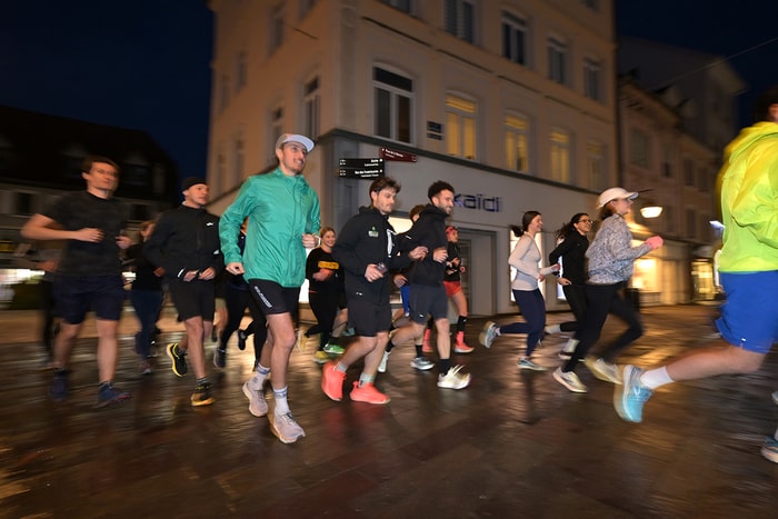 Une cinquantaine de coureurs participent au rendez-vous proposé par Raw Run, chaque mercredi.