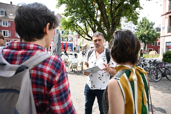 Les visites guidées de la Maison du patrimoine permettent de découvrir Mulhouse autrement.
