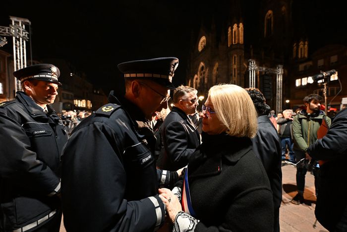 Parmi les forces de l’ordre présentes, les voisins allemands de Freiburg et Breisach.