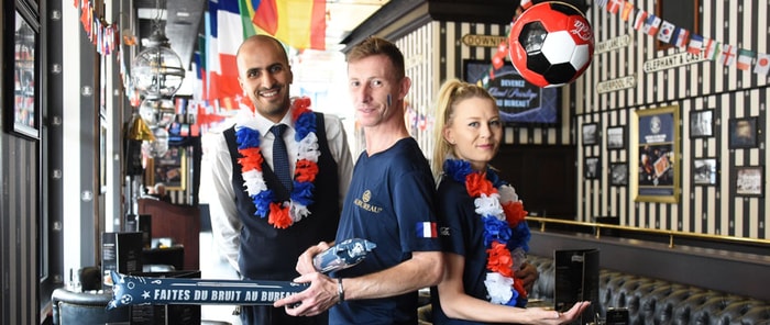 L'équipe de la brasserie-pub Au Bureau dans les starting-blocks.