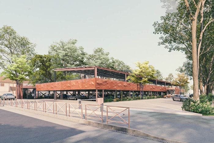 Le futur nouveau parking de la Porte Haute.