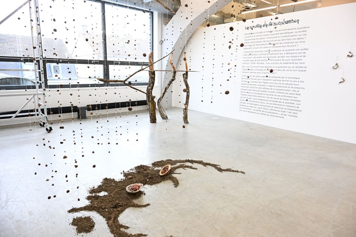 Juliette Dignat, artiste mulhousienne expose "Prière sylvestre" à La Kunsthalle.