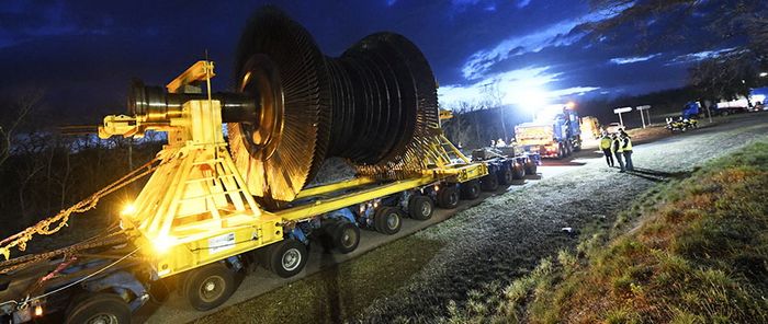 Le convoi de nuit est parti de Fessenheim pour rejoindre Mulhouse au petit matin.