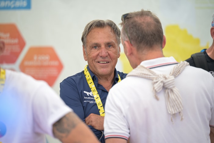 Jean-René Bernaudeau, le président de l'équipe TotalEnergies.