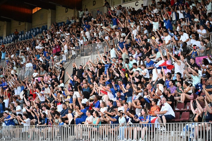 La Fan-zone du Stade de l'Ill a fait le plein - ou quasiment - lors de chaque match de l'équipe de France.  
