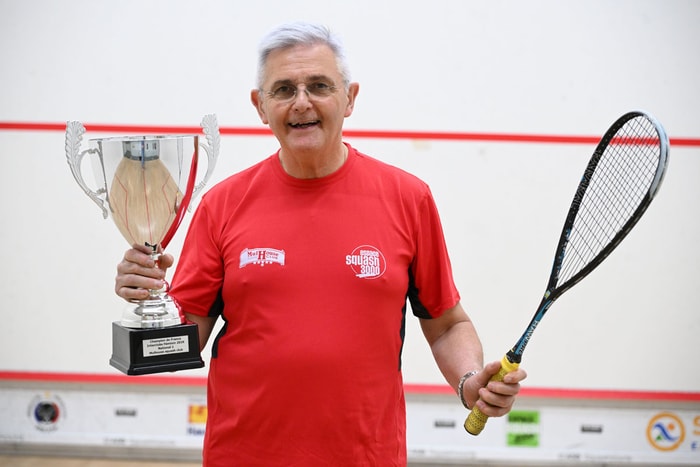 Thierry Jung, président du Mulhouse Squash Club (MSC), qui a retrouvé les sommets, cette saison. 
