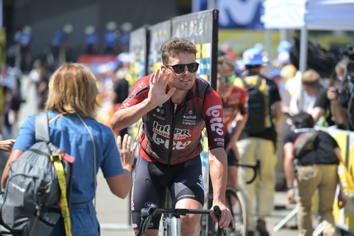 "Le Sanglier", Baptiste Veistroffer (Lotto-Intermarché) a animé de nombreuses échappées dans les premières semaines du Tour.