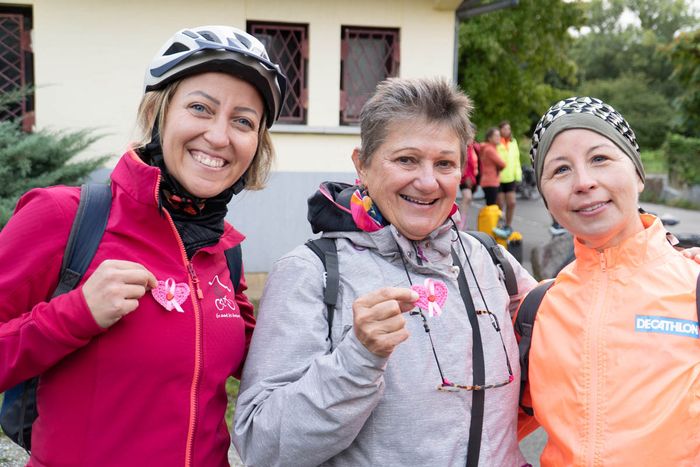 Priscille, Maryse et Christelle...