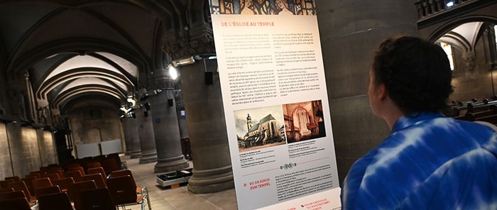 La Maison du patrimoine a réalisé des panneaux pédagogiques à l'attention des visiteurs.