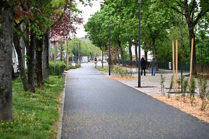 Le boulevard Roosevelt, revu et corrigé, dans le cadre du Programme de développement des mobilités douces.