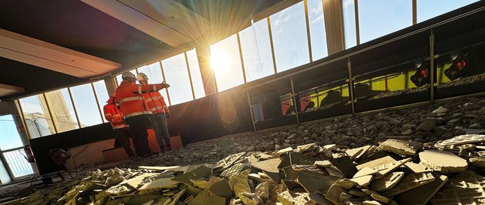 70 tonnes de gravats ont été évacuées du restaurant, fin 2023.