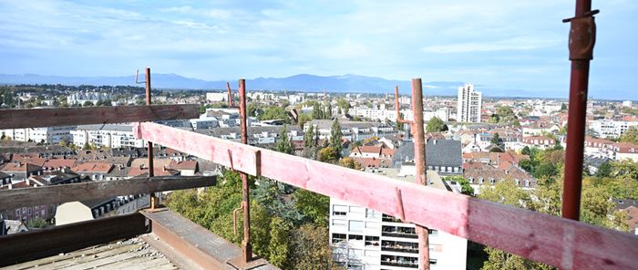 La Tour Elithis propose des vues imprenables sur la ville et les environs.