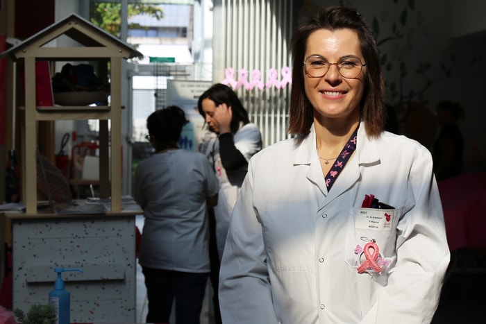  Le Dr Tiffanie Kleinheny fait partie de l'équipe du service d’Oncologie médicale à l’hôpital Emile Muller.