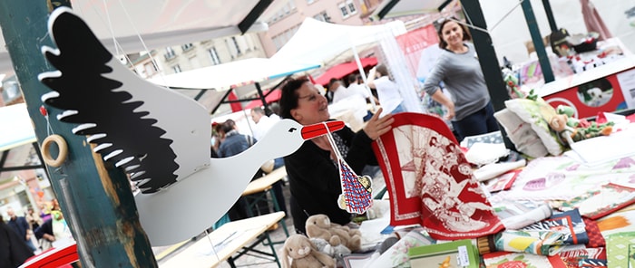 Bienvenue au village : une fête populaire dans la pure tradition alsacienne.
