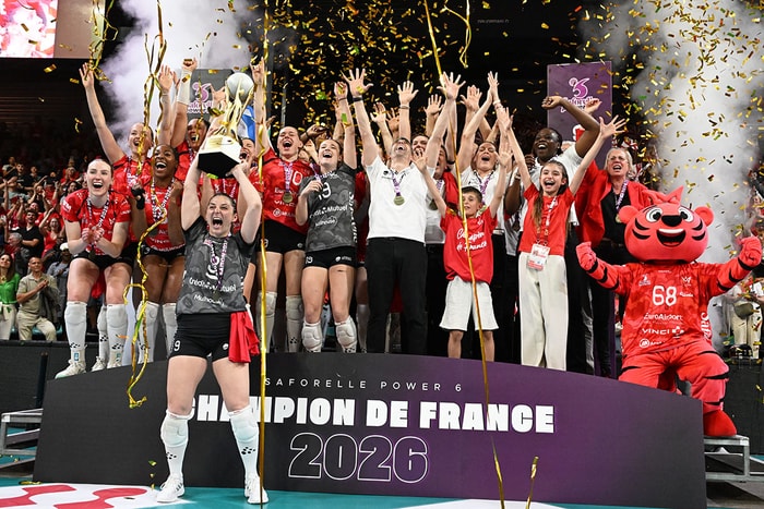 Les Mulhousiennes ont fêté le titre avec leur public. 