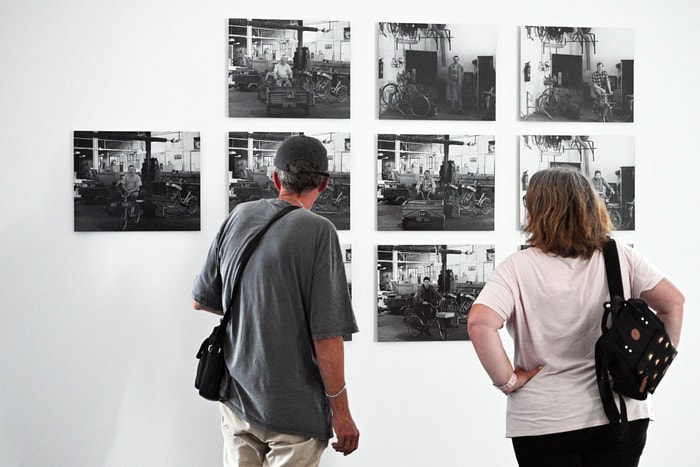 L'exposition présente les derniers mois d'activité de l'usine Texunion, à Pfastatt.