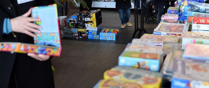 Une manifestation en entrée libre, en échange d'un jouet ou d'un livre.