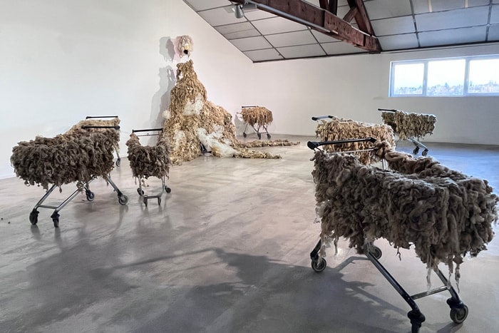 Côté face, le plateau accueille aussi, jusqu'au 12 avril, Pastorale de grandes surfaces - Il pleut bergères !?, de Camille Kuntz-Carbó. 