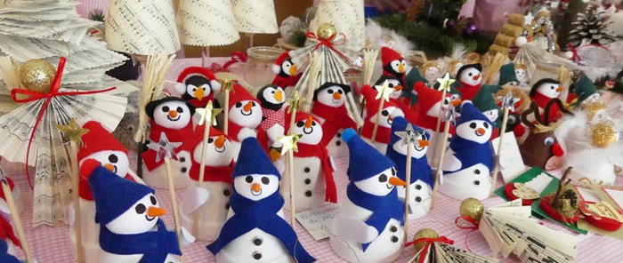 1 600 objets ont été confectionnés pour cette vente de Noël.