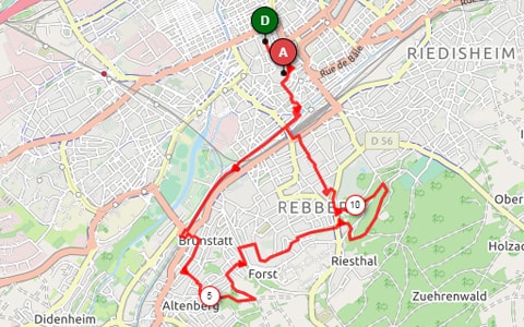 Cliquez pour ouvrir le parcours.