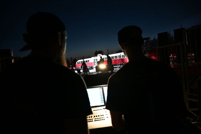 Son, lumières, effets spéciaux, écrans... La technique est au cœur du spectacle.