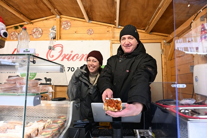 La currywurst, façon boucherie Orion. 