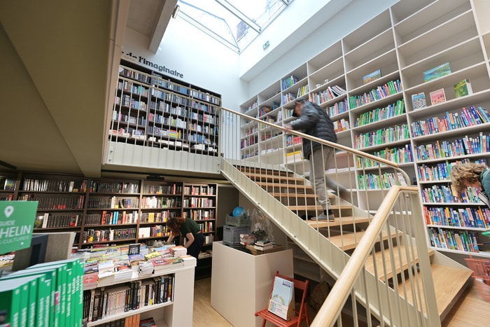 La nouvelle librairie Bisey en images. 