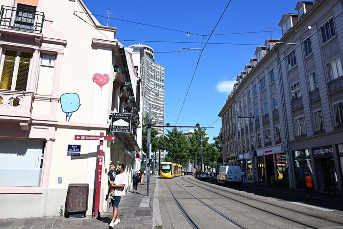 Les "potis" se découvrent en levant les yeux, un peu partout à Mulhouse... 