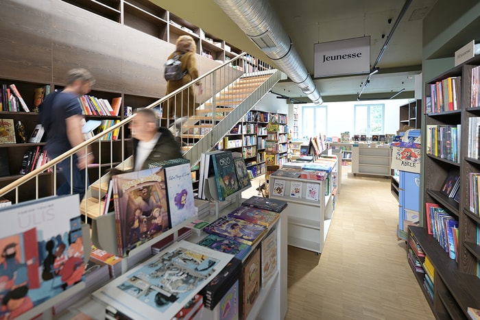 La nouvelle librairie Bisey en images. 