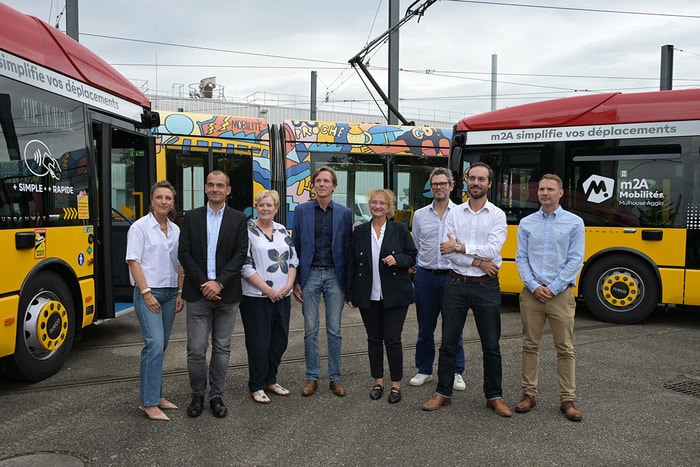 Elues, dirigeants, techniciens et prestataires ont présenté les nouveautés de la rentrée en matière de transports.