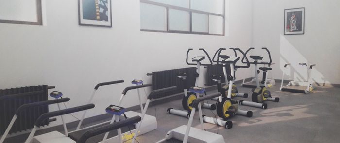 La future salle d'activités sportives.