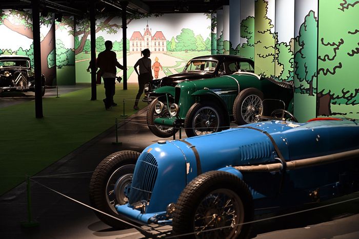 Il est toujours possible de découvrir l'exposition "En voiture avec Tintin" au Musée de l'automobile.