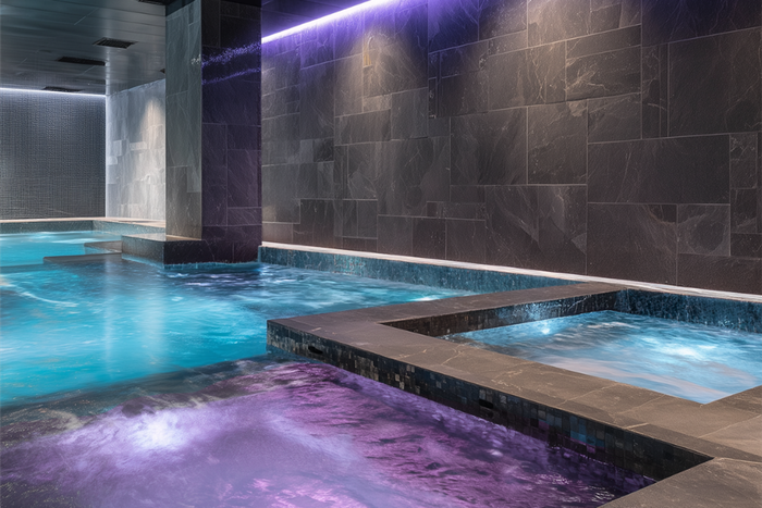 Le futur spa de 1 500 m². 