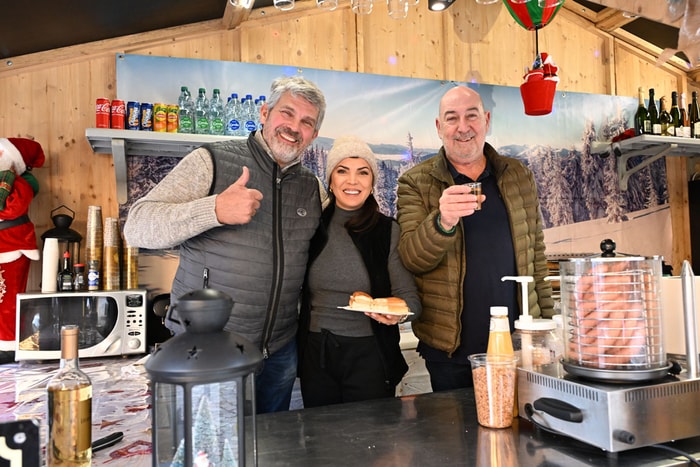 David Boespflug (à gauche) et son équipe.   