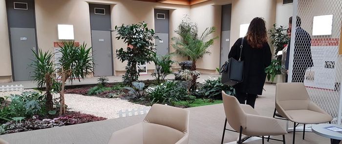 Les travaux de rénovation des 300 m² de l'accueil du Centre funéraire ont duré quatre mois.