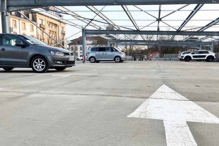 Avec son nouvel étage, le parking Porte Haute offre 296 places au total, contre 215 auparavant. 