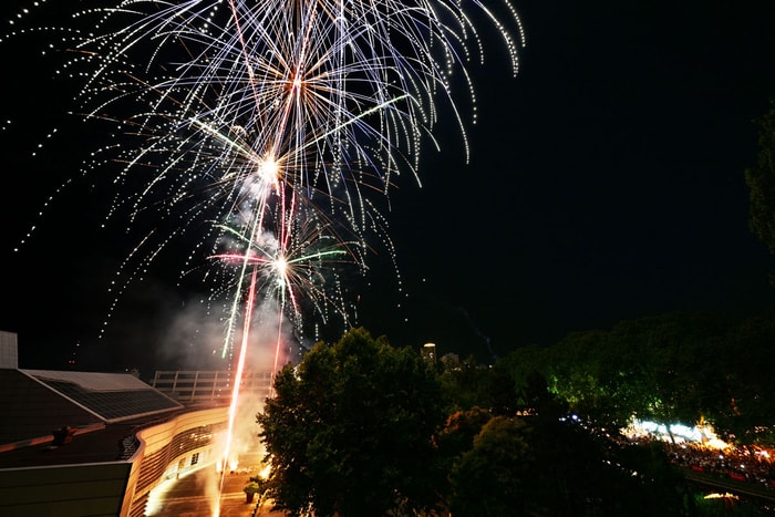 Le traditionnel feu d'artifice du 14 juillet