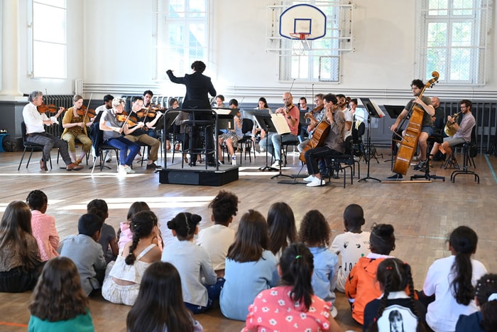 Comme lors de ses concerts dans les écoles, avec la "Rentrée en musique", l'Orchestre national de Mulhouse multiplie les initiatives pour faire entendre la musique classique au plus grand nombre. 