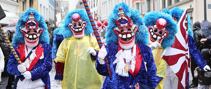 Les Waggis, figures incontournables du carnaval mulhousien.